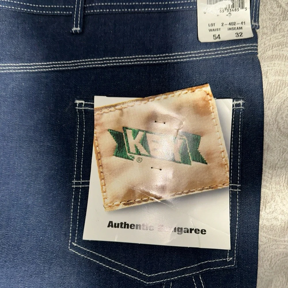 Key Authentic Dungaree Jeans 54x32 Big‎ And Tall NWT - Picture 7 of 8